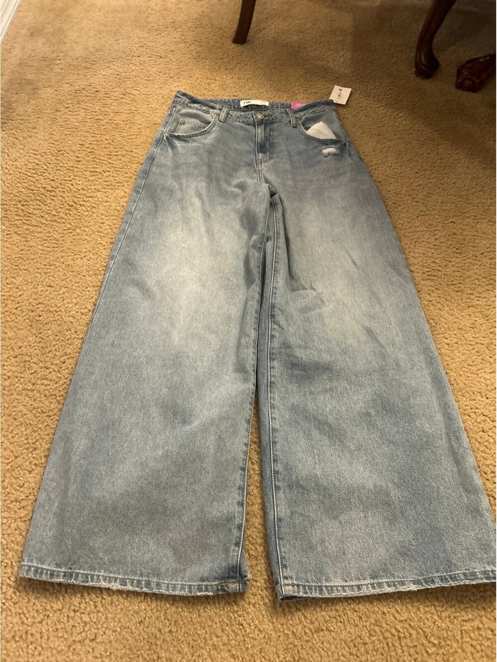 E254 ymi baggy Billie size 5/27 fit jeans blue